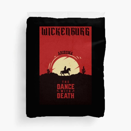 Wickenburg Arizonna wild west town Duvet Covers