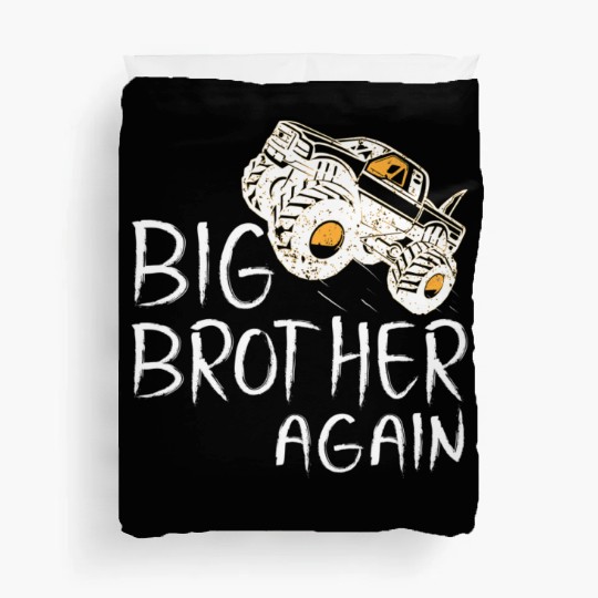 Big Brother Duvet Covers Monster Truck for Boys Youth