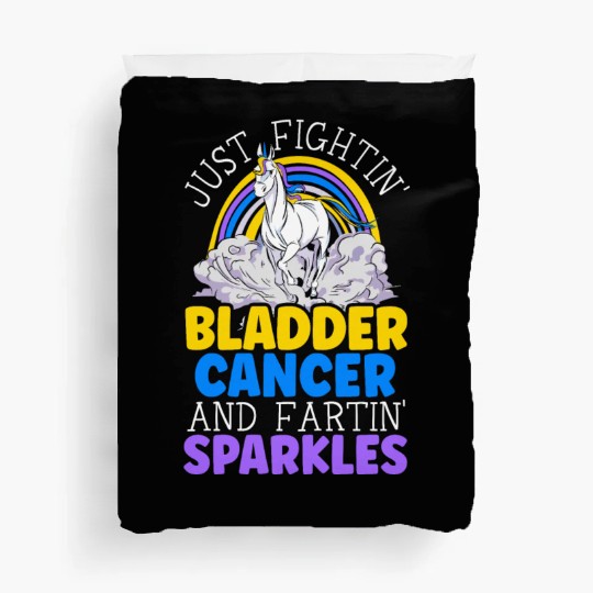 Bladder Cancer Warrior Bladder Cancer Awareness Duvet Covers