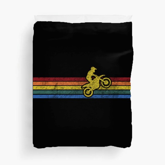 Motorbike Biker Racing Sport Retro Vintage Passion Duvet Covers