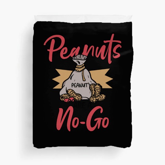 Peanuts Are A No-Go Peanut Allergic Duvet Covers
