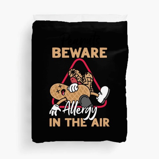 Peanuts Beware Allergy In The Air Peanut Allergic Duvet Covers
