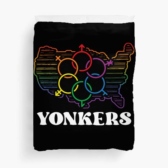 Yonkers Pride Month Pride Flag LGBT Community LGBT Duvet Covers