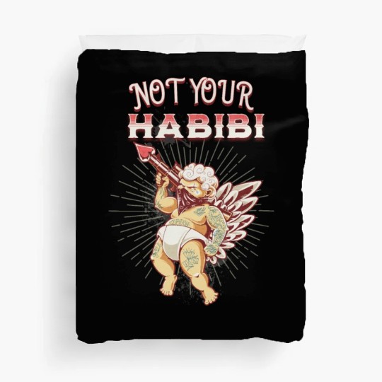Not Your Habibi happy Classic Retro Essential Duvet Covers