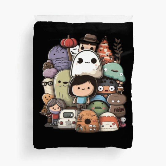 my imaginary friends Duvet Covers