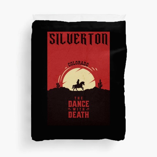 Silverton Colorado wild west town Duvet Covers
