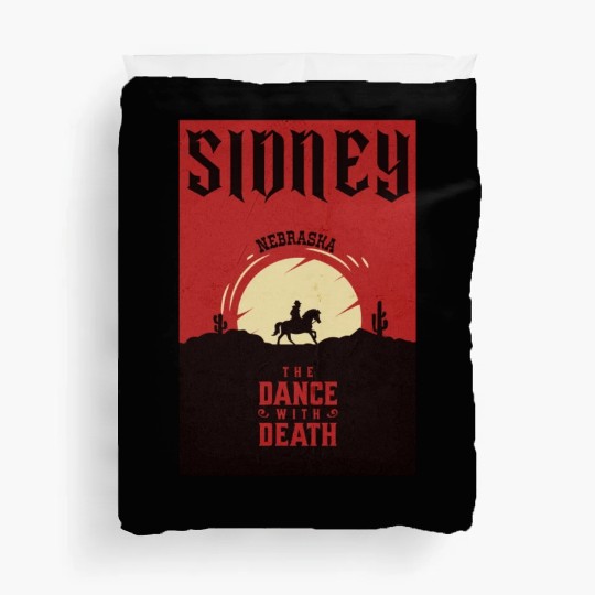 Sidney Nebraska wild west town Duvet Covers