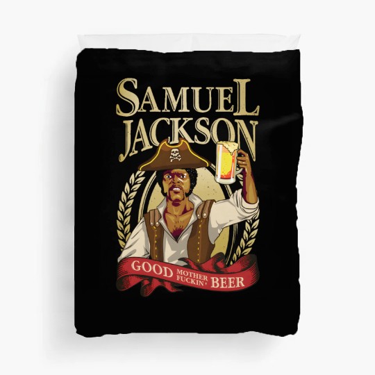Raise a Glass with Samuel L Jackson Duvet Covers
