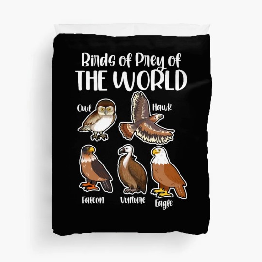 Birds of Prey Of The World Duvet Covers