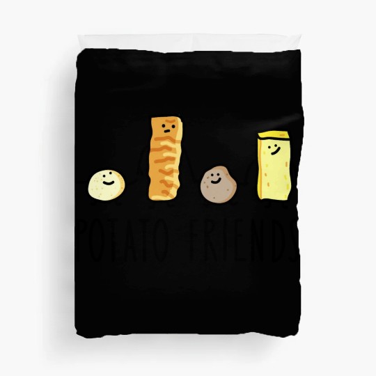 Potato friends Duvet Covers