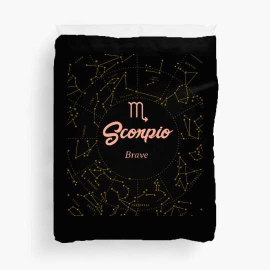 Scorpio Brave Astronomy Duvet Covers