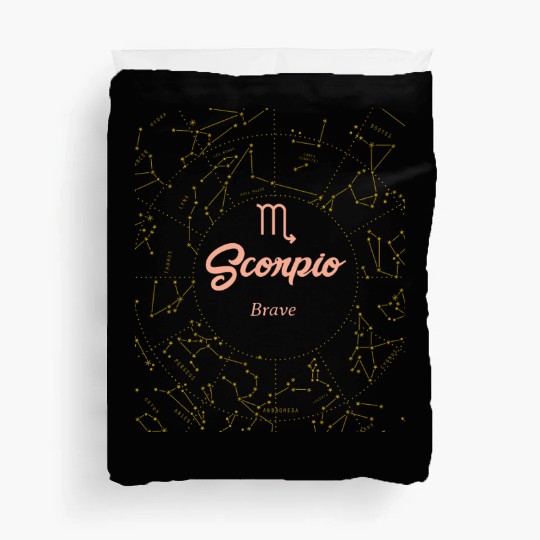 Scorpio Brave Astronomy Duvet Covers