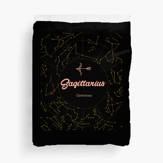 Sagittarius Generous Astronomy Duvet Covers