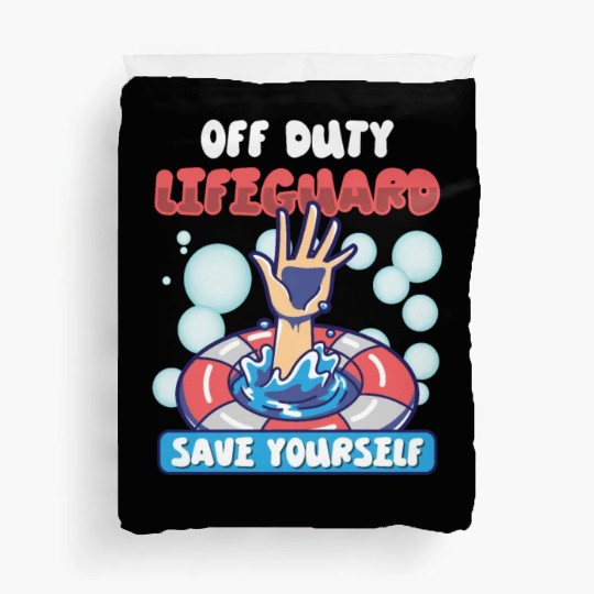 Swimmer Scuba Diving Lifeguard Water Sport Duvet Covers