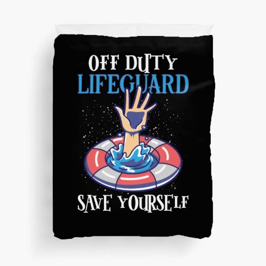 Swimmer Scuba Diving Lifeguard Water Sport Duvet Covers