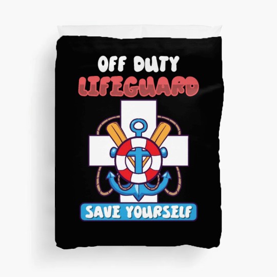 Swimmer Scuba Diving Lifeguard Water Sport Duvet Covers