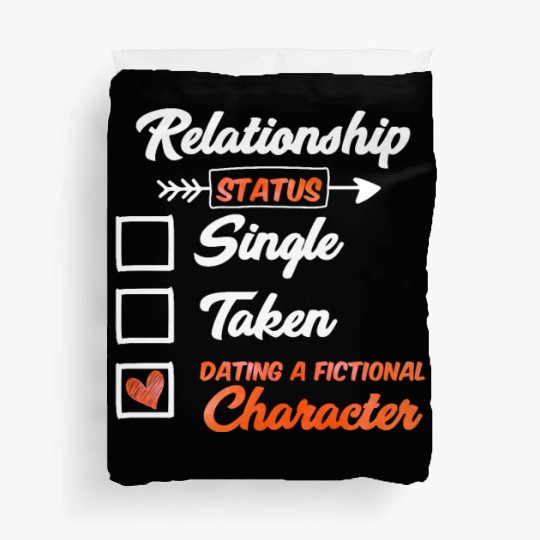 IN relationship with fictional character anime Duvet Covers