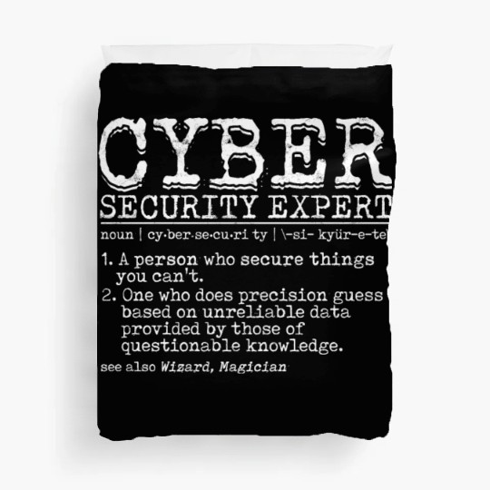 Cyber Security Cyber Hacker Analyst Programmer Duvet Covers