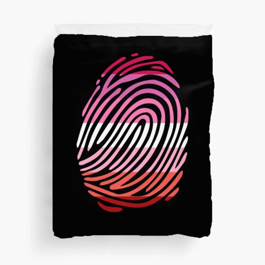 Lesbian Fingerprint Duvet Covers