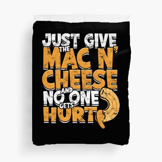 Mac N' Cheese Taster Pasta Food Macaroni Duvet Covers