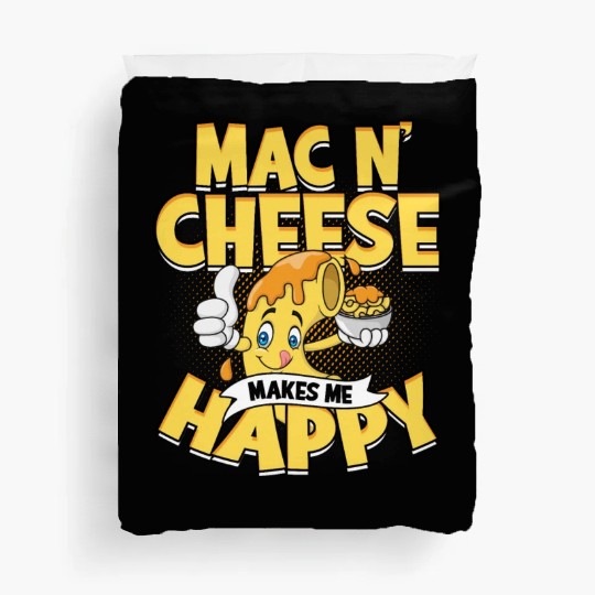 Mac N' Cheese Taster Pasta Food Macaroni Duvet Covers