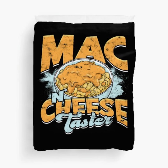 Mac N' Cheese Taster Pasta Food Macaroni Duvet Covers