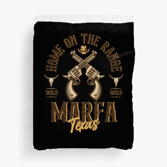 Marfa Texas wild west town Duvet Covers