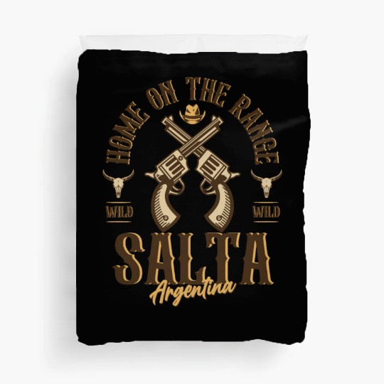 Salta Argentina wild west town Duvet Covers