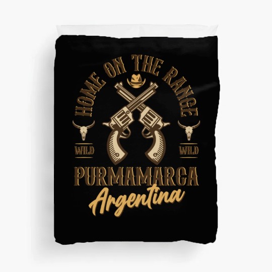 Purmamarca Argentina wild west town Duvet Covers