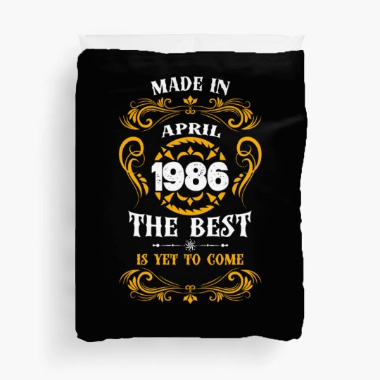 Made In April 1986 The Best Duvet Covers