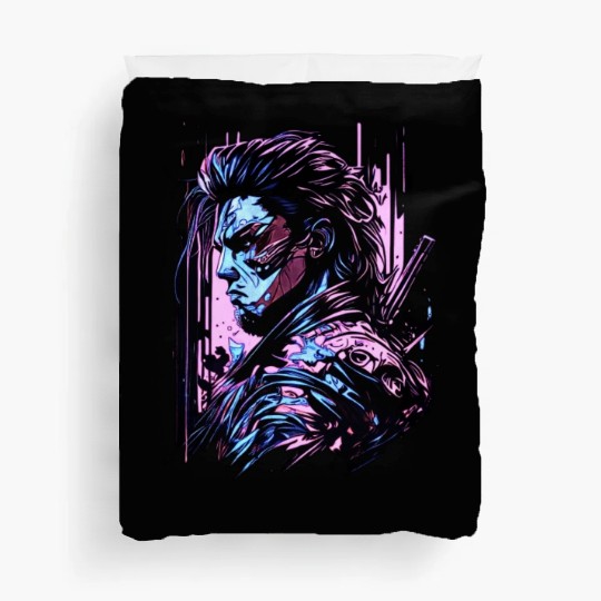 Samurai Warrior Japan Japanese Katana Manga warrio Duvet Covers