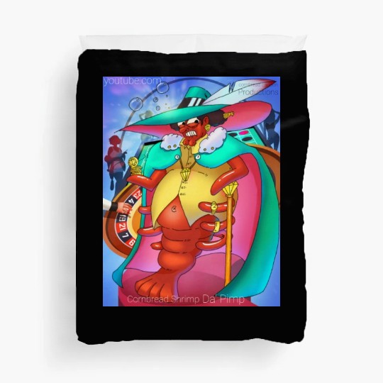 Cornbread Shrimp Da' Pimp Duvet Covers