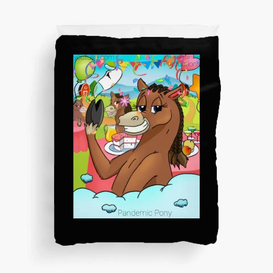 Pandemic Pony Duvet Covers