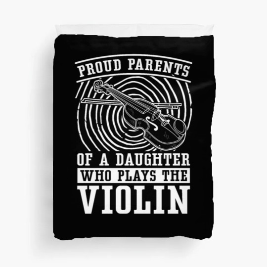 Violin Violinist Daughter Duvet Covers