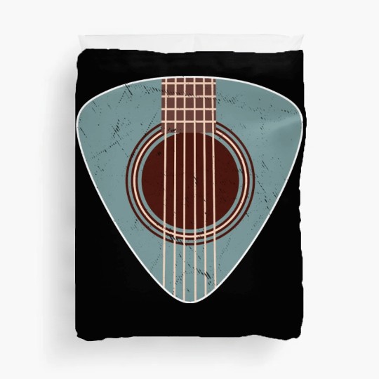 Rock and Roll Guitar Plectrum Duvet Covers
