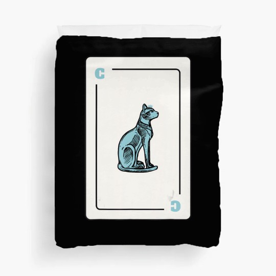 Cat Playing card Cat Lovers Gift Duvet Covers