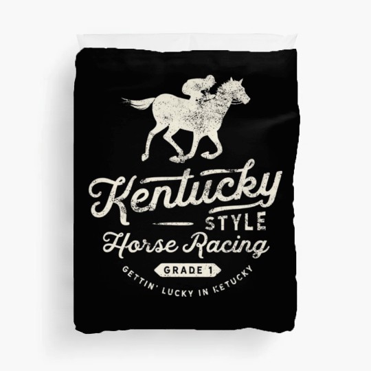 Funny Derby Day Kentucky style horse racing T Shi Duvet Covers