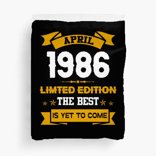 April 1986 Birthday Surprise Duvet Covers