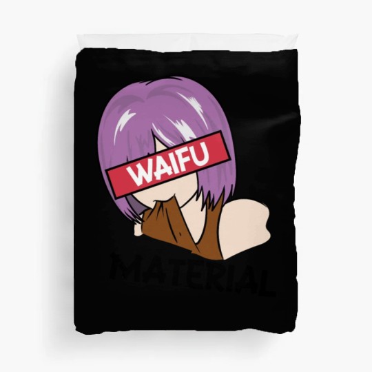 Anime Waifu Material Manga Eyes Japanese Duvet Covers