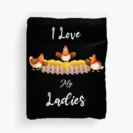 Chicken Chicks Eggs Farmer Duvet Covers