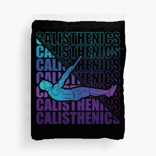 Calisthenics Street Workout Gymnastics Fitness Duvet Covers