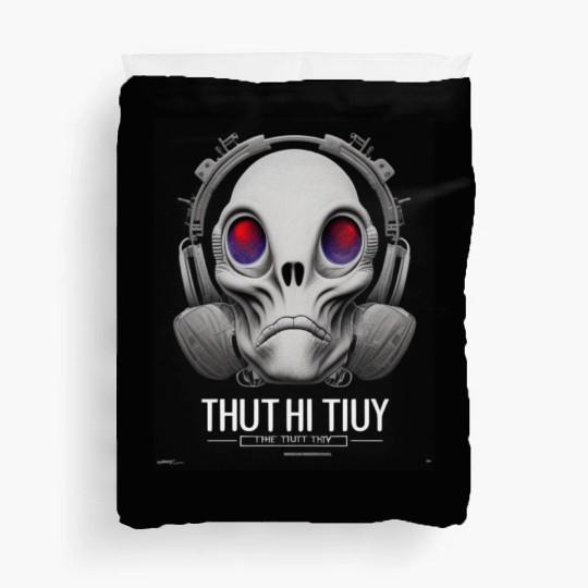 The Truth is Out There a design featuring alien Duvet Covers