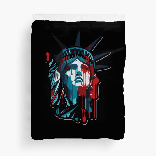 Color Drops Lady Liberty Duvet Covers