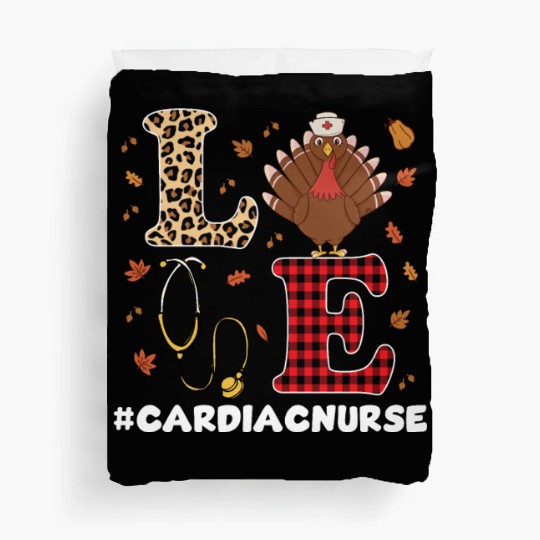 Thanksgiving Cardiac Nurse Costume Duvet Covers