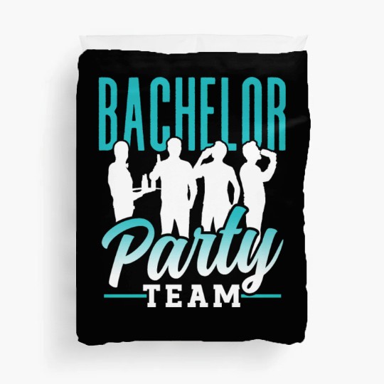 Bachelor Party Team Bride Groom Duvet Covers