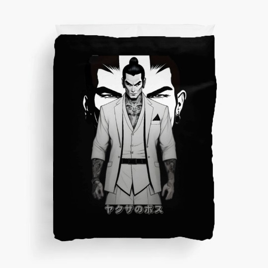 Yakuza Boss A Mafia Gangster From Japan Full of Ta Duvet Covers