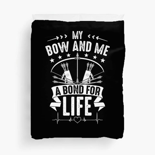 Archer Archery Archers Bow Bond For Life Gift Duvet Covers