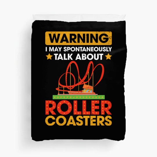 Vintage Roller Coaster Roller Coaster Lover Duvet Covers