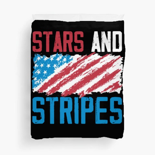 Stars And Stripes America USA Flag 4th Of July Duvet Covers