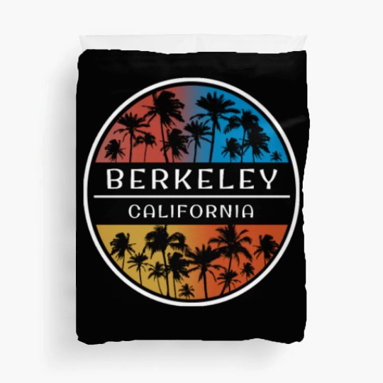 Berkeley California Stylish Vacation Souvenir Duvet Covers